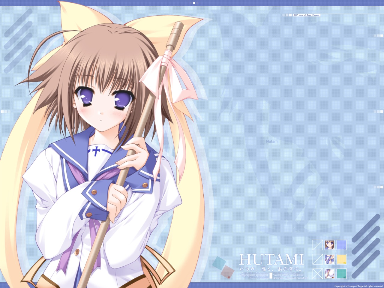 moekibara fumitake itsuka todoku anosorani ii futami seifuku wallpaper